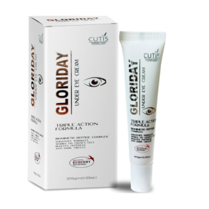 Gloriday Under Eye Cream by Cutis | Anti Dark Circles, Puffiness & Wrinkles Remover –