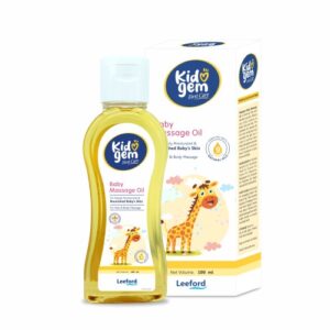 Kidgem Baby Massage Oil – 9 Natural Oils | Paraben-Free & Gentle