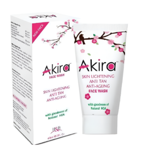 A kira Face Wash – 60ml | Skin Lightening, Anti-Tan & Anti-Ageing with Natural HCA | By H&B