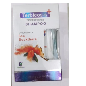 Terbicos-S+ Shampoo with Sea Buckthorn | Anti-Dandruff, Scalp Nourishment & Hair Repair | 100ml